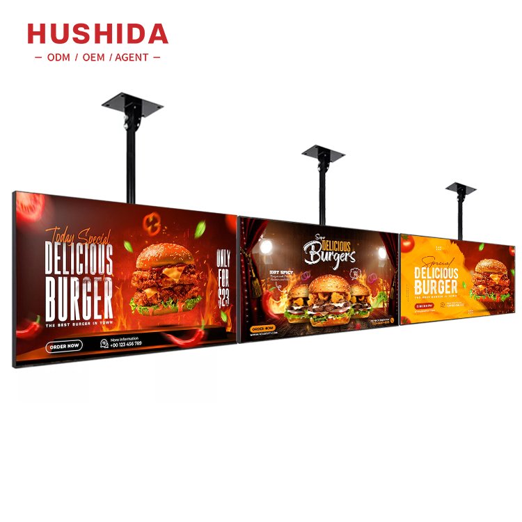 32 43 55 inch restaurant digital menu board 2K 4K android WiFi advertising digital signage