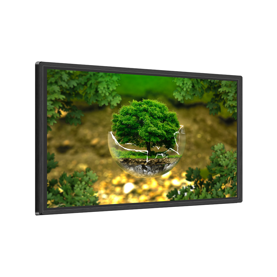 4k wall mounted advertising machine android 9.0 horizontal and vertical 16:9 lcd advertising screen 55 inch lcd digital signage