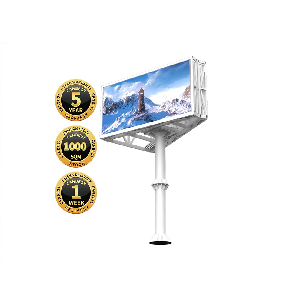 Ultra High Brightness 10000 Nits Waterproof Outdoor Aluminum Advertising Led Screen Display Digital Billboard Signage Board Sign