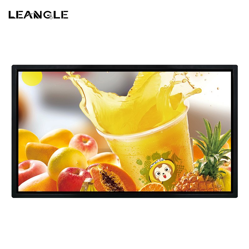 43 49 55 65 Inch wall mounted indoor infrared touch LCD monitor FHD advertising player wall digital signage and display