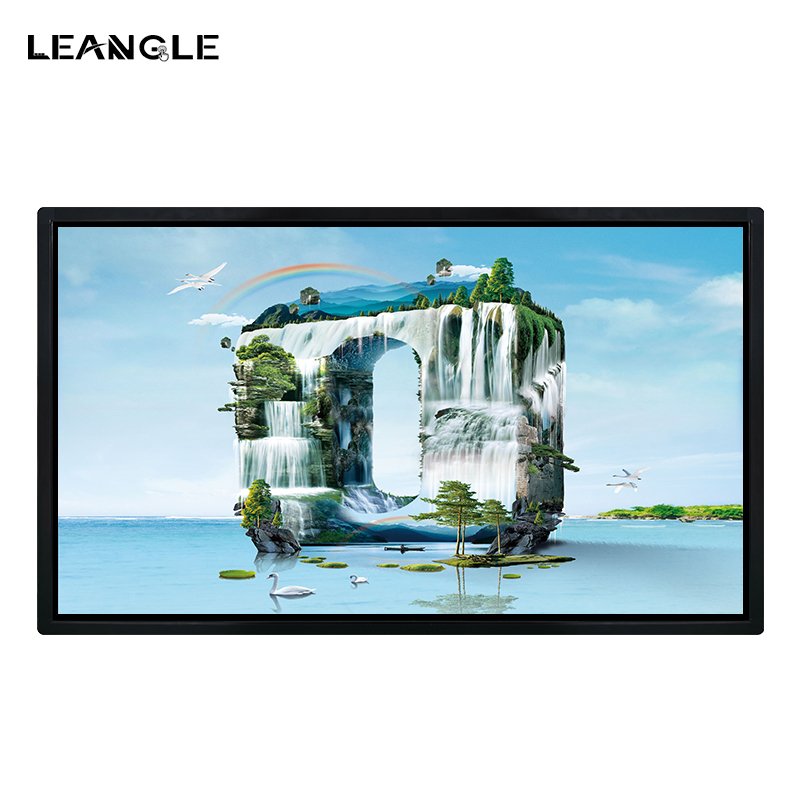 43 49 55 65 Inch wall mounted indoor infrared touch LCD monitor FHD advertising player wall digital signage and display