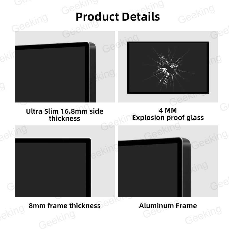 Wholesale 49 inch Wall mounted indoor advertising player Wifi Android no touch lcd screen digital signage advertising screens