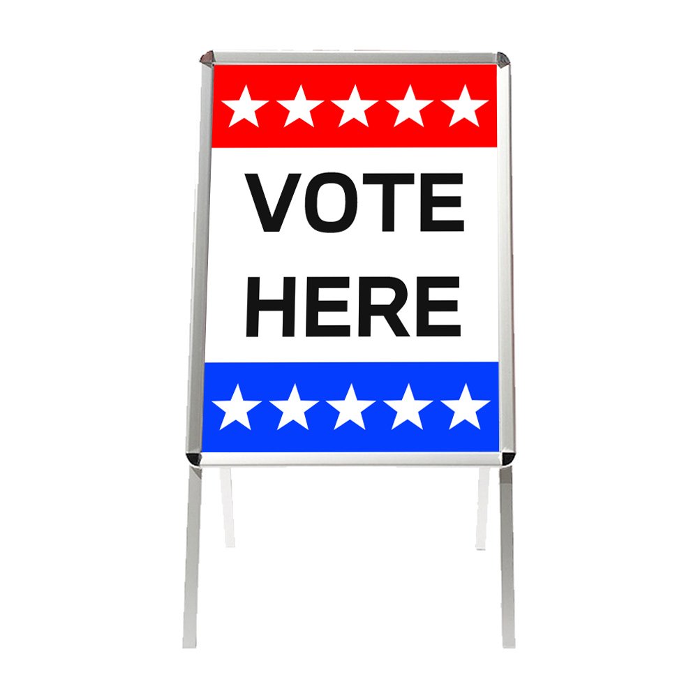Guidance Sign Outdoor Election Signs for Voting Advertising Board Outdoor