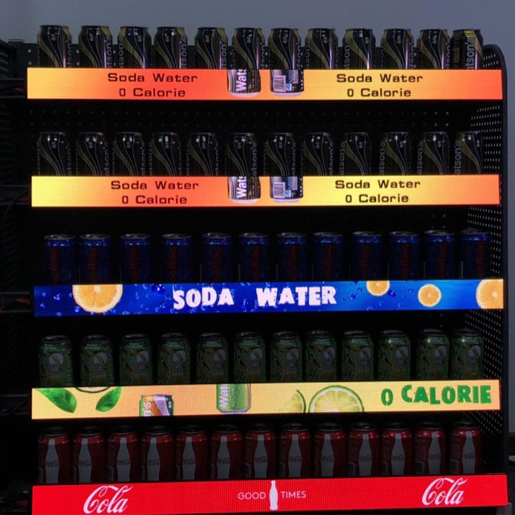 Supermarket Advertising Player Tag Stretched Advertising Display Screen Ultra Wide Stretched Bar LCD Monitor