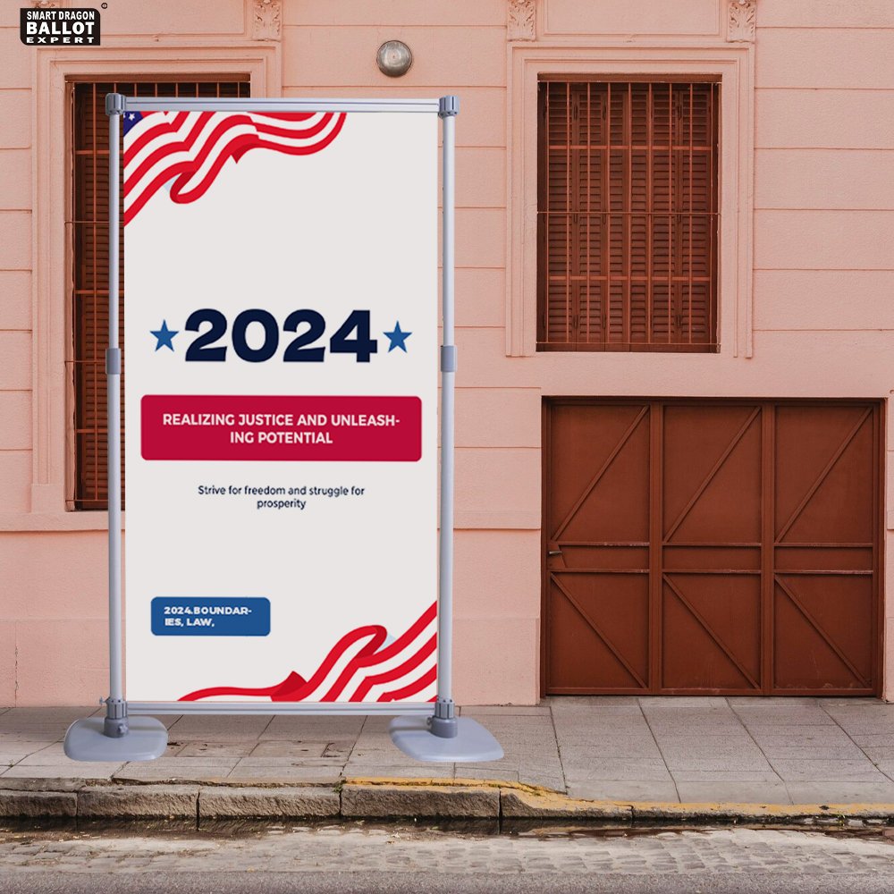 Advertising Display Board Display Shelves Election Scene Advertising Standing Board