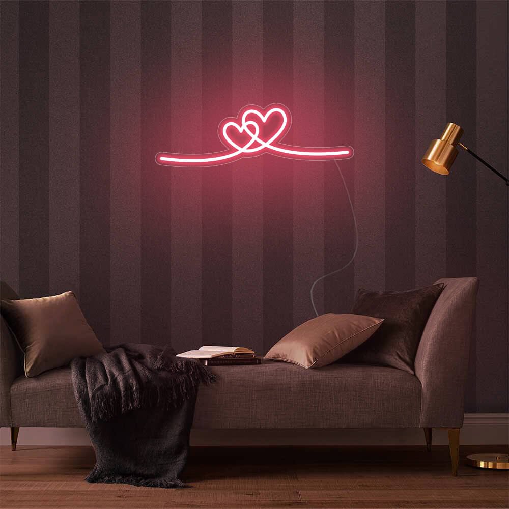 Custom Pop Art PVC Acrylic LED Sign Inspirational Indoor/Outdoor Car Use Advertising Red Neon Light DC Power Source Backlit Home