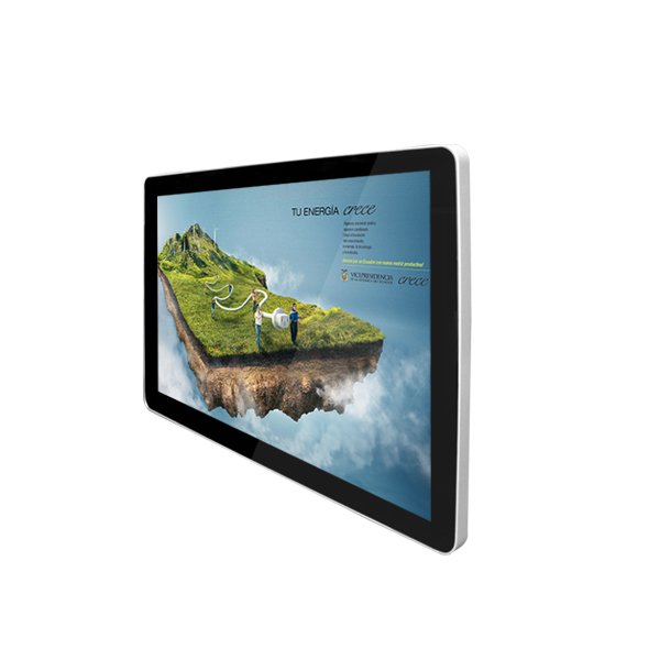 21.5" super slim wall mount 2K Full HD commercial display digital menu board digital signage lcd advertising screen