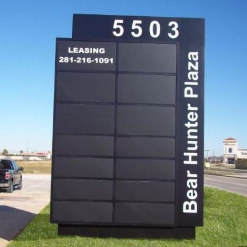 Premium Quality Commercial Building Sign Affordable Advertising Road Pylon Signs With Long Use Life And Custom Service
