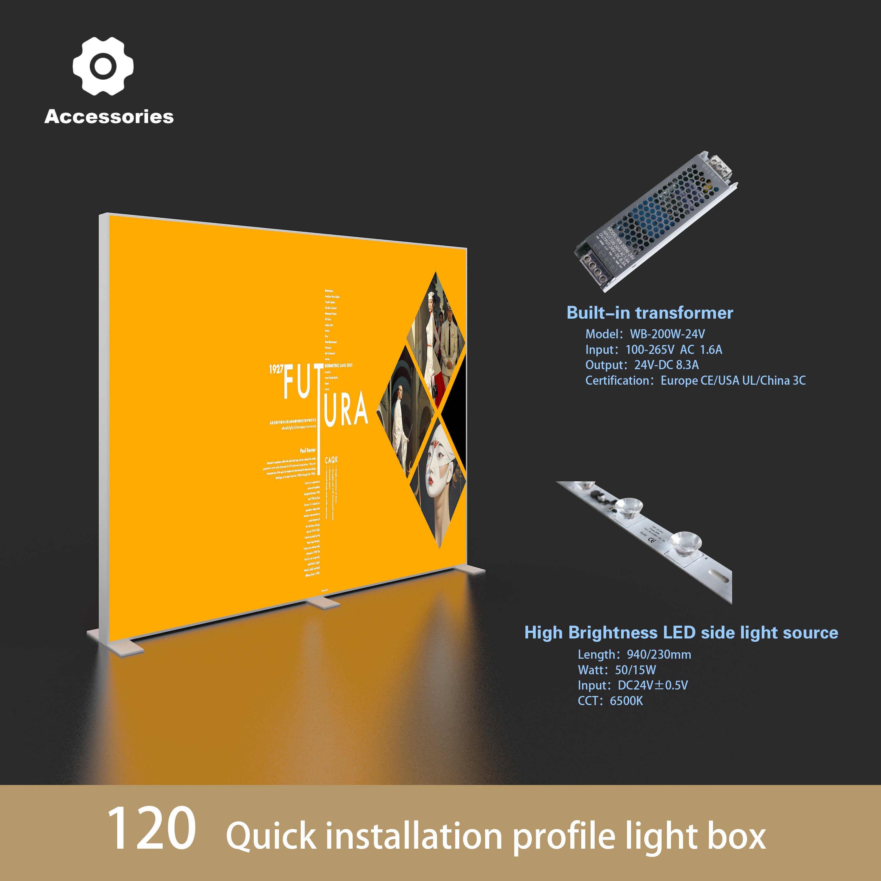 Advertising Tradeshow Exhibition Booth Display Tension Fabric Backdrop SEG Pop Up Led Backlit Light Box Photo Light Box Led Seg