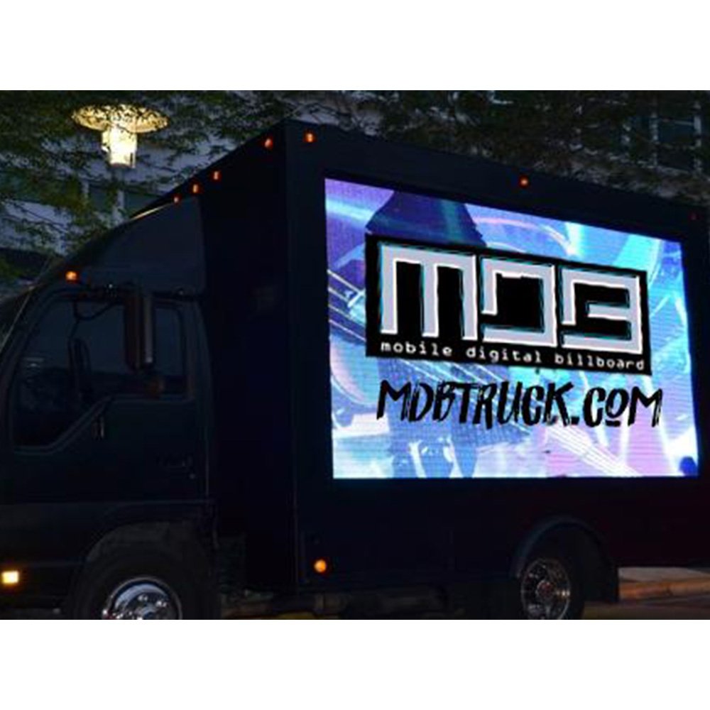 P4 4Mm Waterproof High Brightness Advertising Moving Truck Van Led Billboard Wall Panel For Commercial