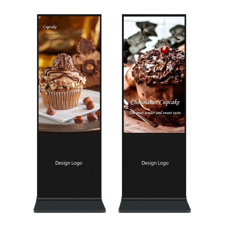 4K 43 49 55 65 inch Floor stand non-touch type digital board smart