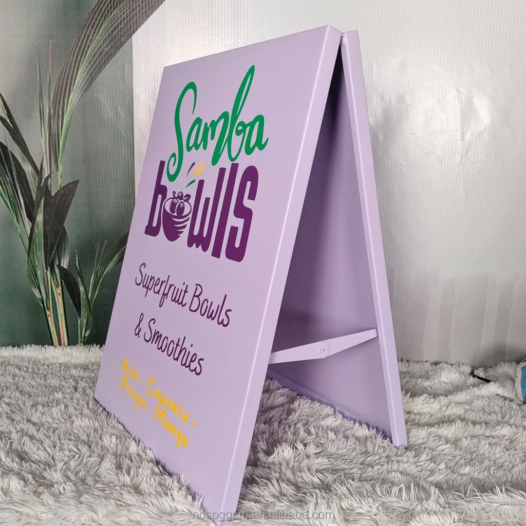 SP Custom Sidewalk Sign Advertising Board No parking sign Caution WET FLOOR Two Sides Pavement Sign A frame stainless steel