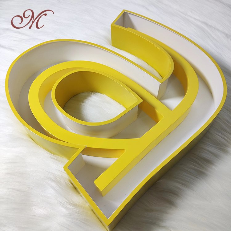Wholesale Outdoor Custom Advertising Board Business Signage Logo 3D Metal Channel Letter Sign