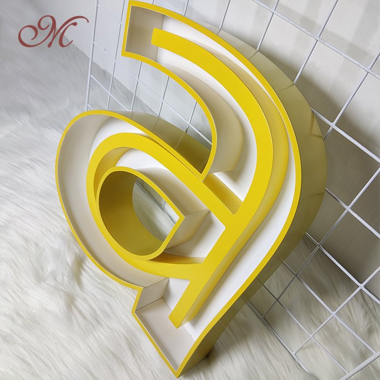 Wholesale Outdoor Custom Advertising Board Business Signage Logo 3D Metal Channel Letter Sign