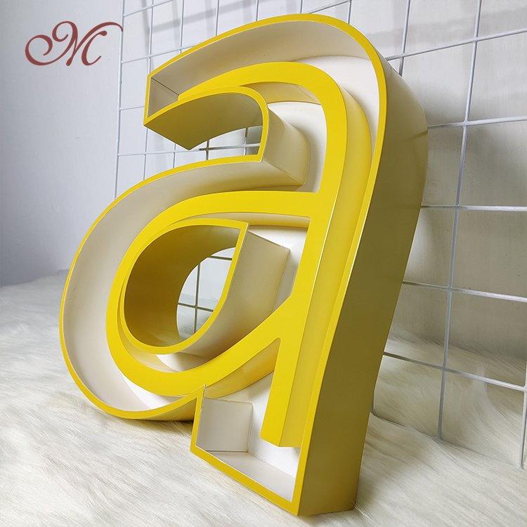 Wholesale Outdoor Custom Advertising Board Business Signage Logo 3D Metal Channel Letter Sign