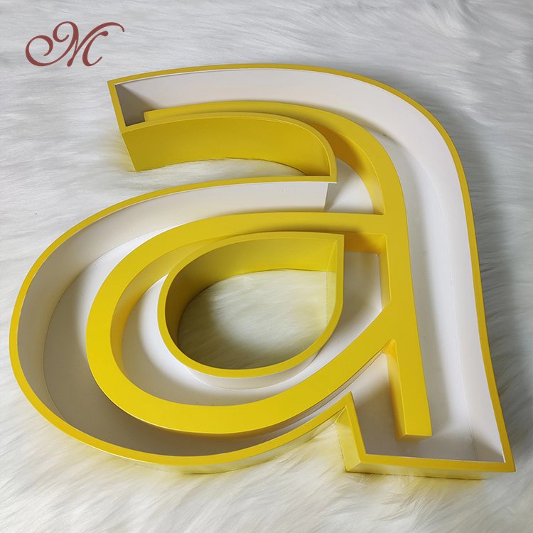 Wholesale Outdoor Custom Advertising Board Business Signage Logo 3D Metal Channel Letter Sign