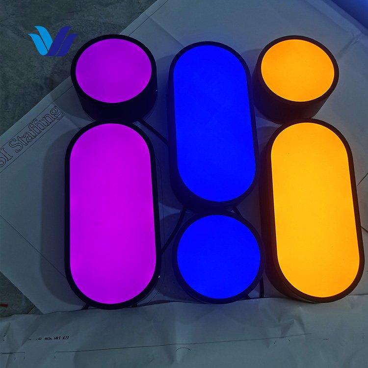 HONGSEN Custom acrylic letter sign channel letter sign LED board