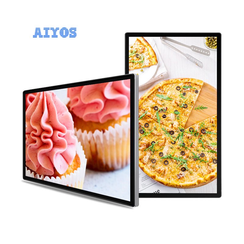 Smart TV Network Android 32Inch Hanging Wall-Mounted Advertising Machine Display LCD Restaurant/ Hotel/store Digital Signage