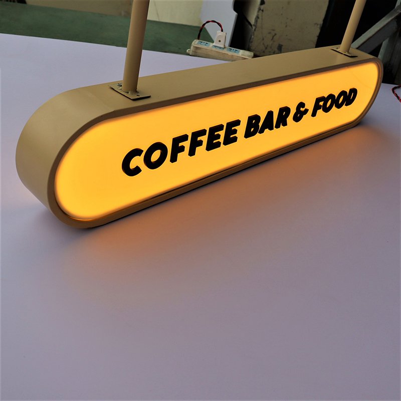 custom lightbox signs for business outdoor coffee shop door sign luminous acrylic light box