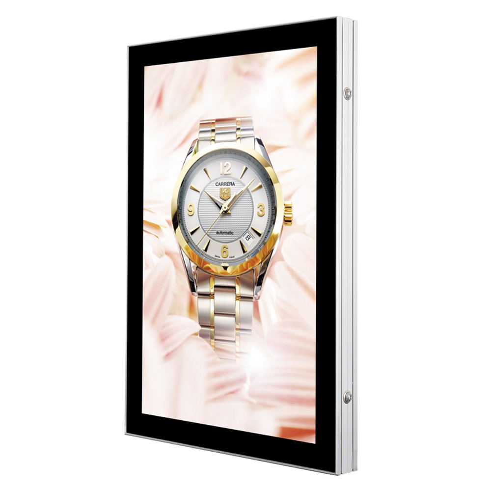Outdoor advertising light box signage fast food restaurant led wall mounted menu board