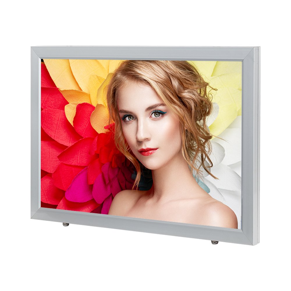 Outdoor advertising light box signage fast food restaurant led wall mounted menu board