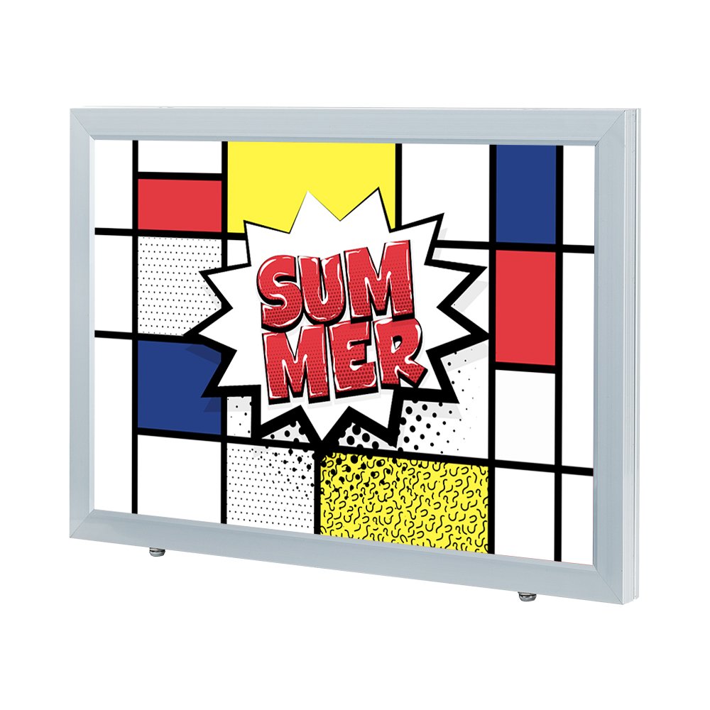 Outdoor advertising light box signage fast food restaurant led wall mounted menu board