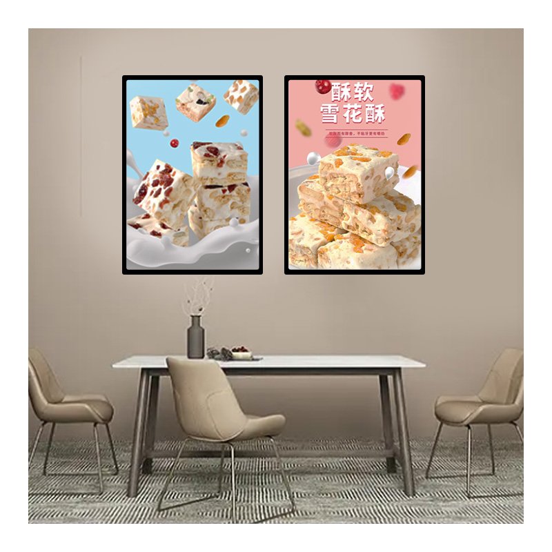 Ultra Slim Aluminum & Tempered Glass LED Menu Board A1/A2/A3/A4 Advertising Light Boxes for Indoor Use Restaurants Made Acrylic