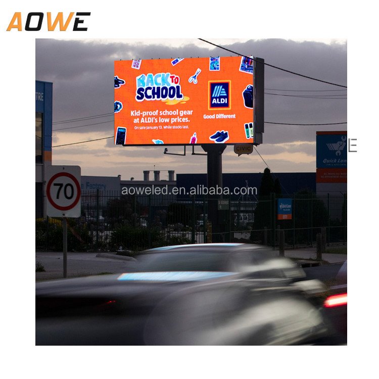 Novastar T3 Outdoor single/Double Sided Led Billboard Sign Price Front servicable single/Doule Face sign board