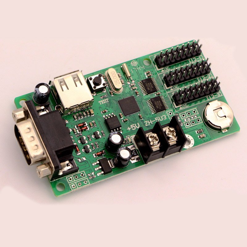 USB And Serial Dual Communication P10 LED Display Panel Board