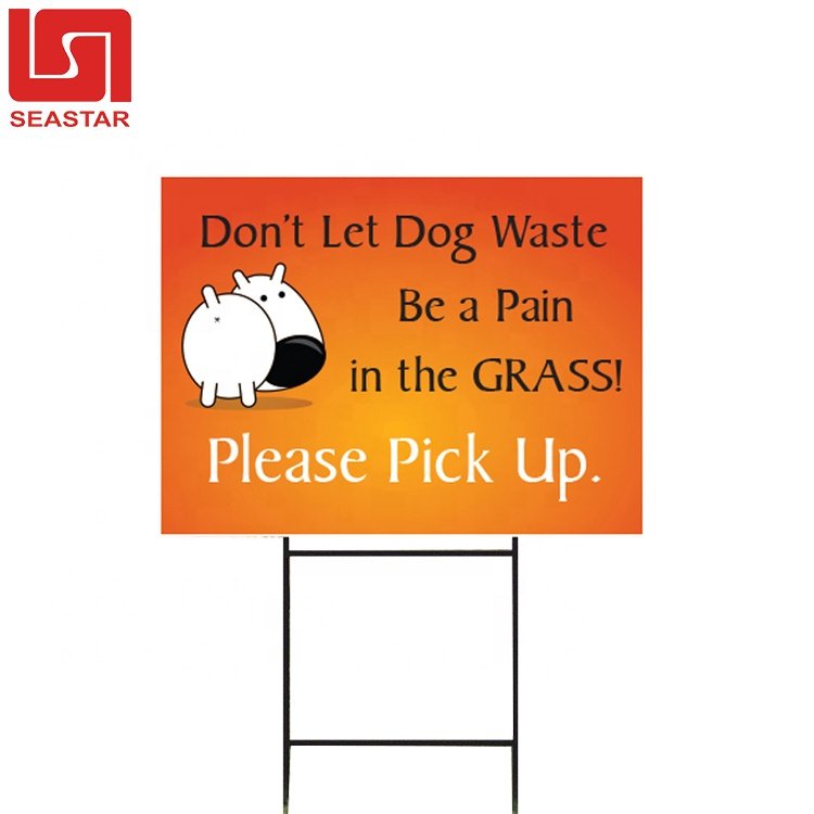 Thailand Personalized Printing PP Corrugated Sheet Outdoor Billboard Signage Waterproof Coroplast Correx Plastic Yard Board Sign