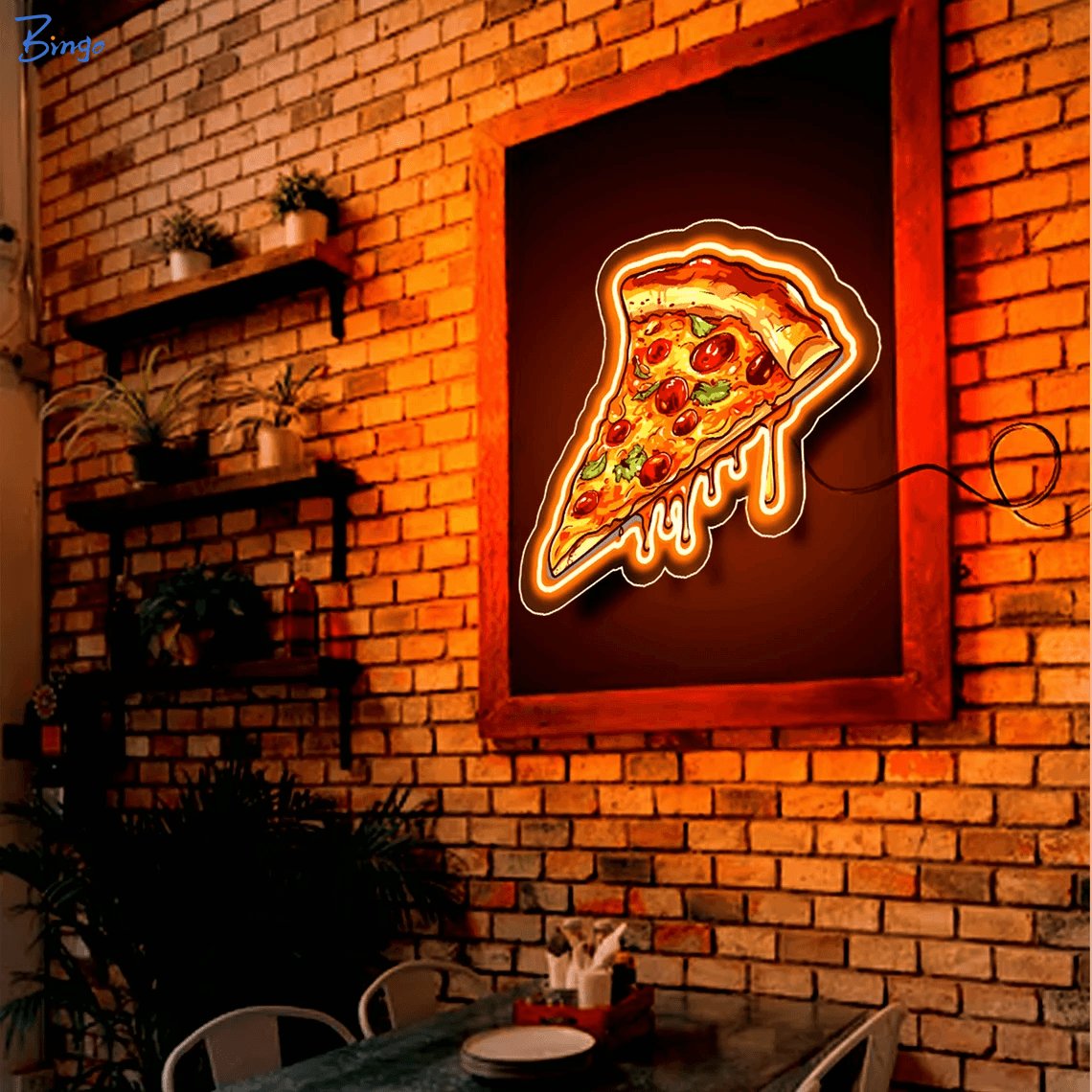 Personalized custom made restaurant cafe bar shop uv and led anime neon light up signs board letter logo for bedroom