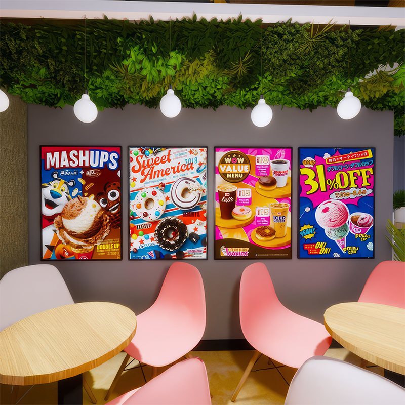 Shop Outdoor ultra thin Light Box Illuminated Advertising Sign Board Led Slim Light Box Picture Frames For Advertising Display