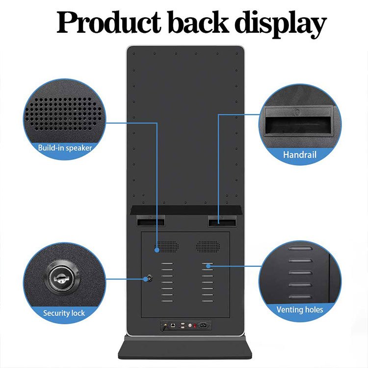 VETO LCD Floor Standing Indoor Vertical Totem Advertising Commercial Digital Signage and Display Video Player