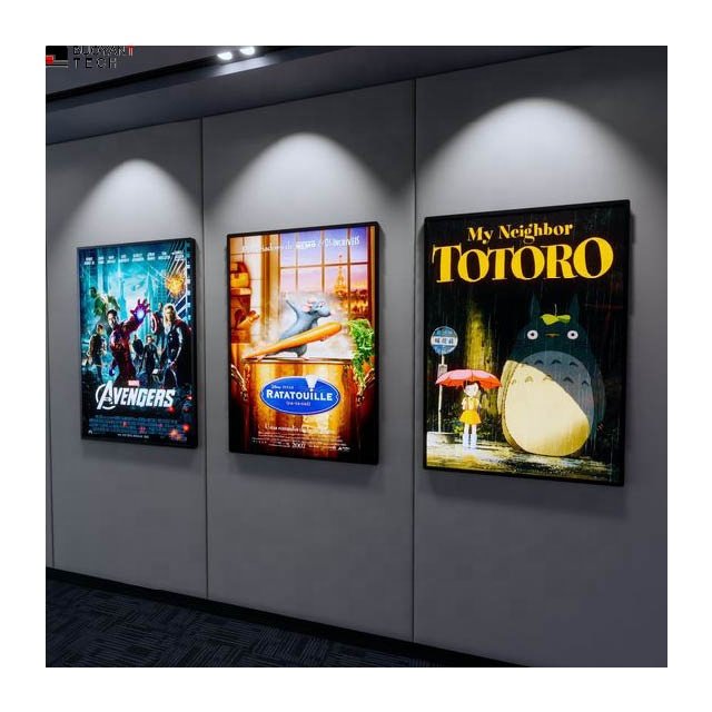 Grocery led menu lightbox wall poster menu board billboard led outdoor sign Single Sided Advertising Light Boxes