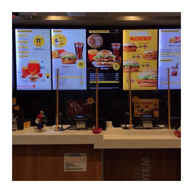 Grocery led menu lightbox wall poster menu board billboard led outdoor sign Single Sided Advertising Light Boxes