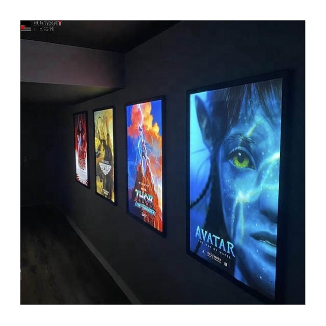 Grocery led menu lightbox wall poster menu board billboard led outdoor sign Single Sided Advertising Light Boxes
