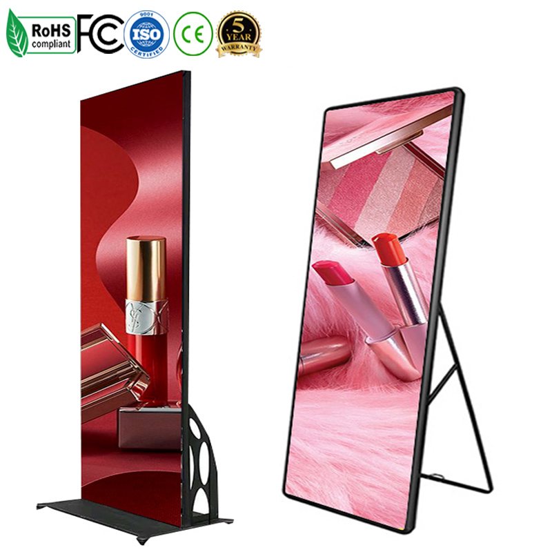 P3 Wifi Control Floor Stand Wall Mounted Smart Advertising Outdoor Indoor Commercial Led Video Display Panel Poster Board Screen