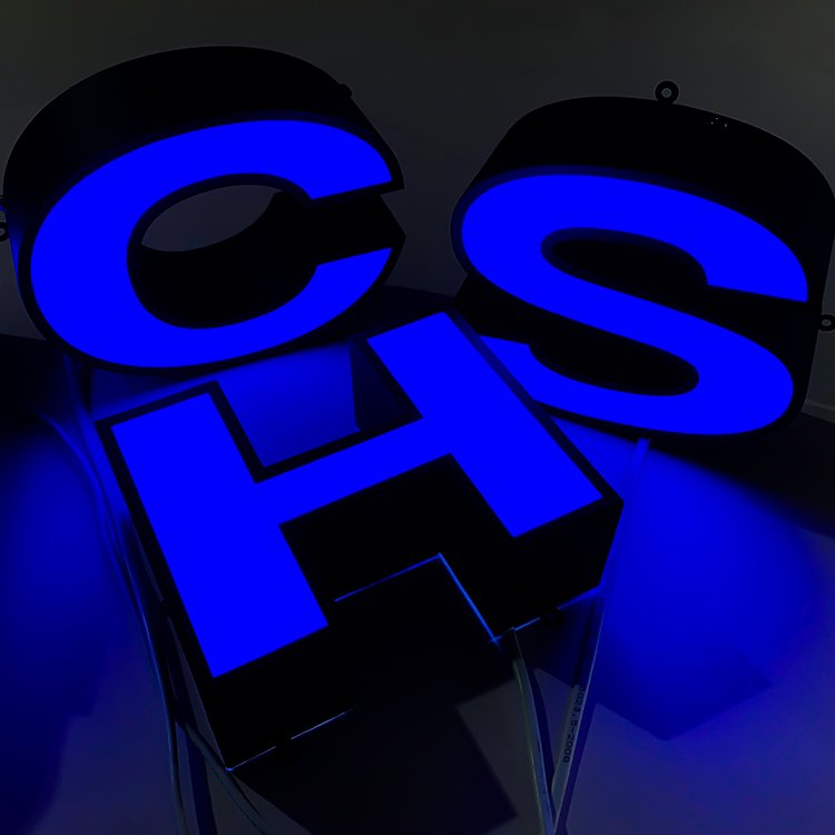 Drop shipping outdoor 3d logo custom light sign led light up letters logo sign led signage 3d custom led sign for business