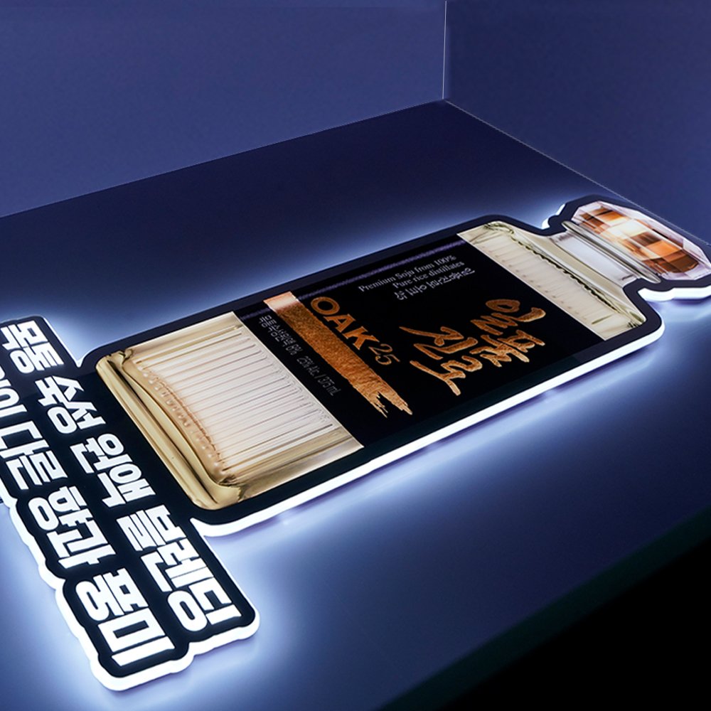 Super Thin LED Sign Board Outdoor Advertising Wall Mounted Shops Bars Hotels Home Acrylic Material DC/AC Power Popular Product