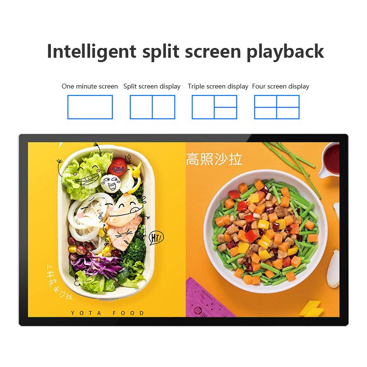 Videos Advertising Player Wall Mount 4k Digital Signage Player Advertising