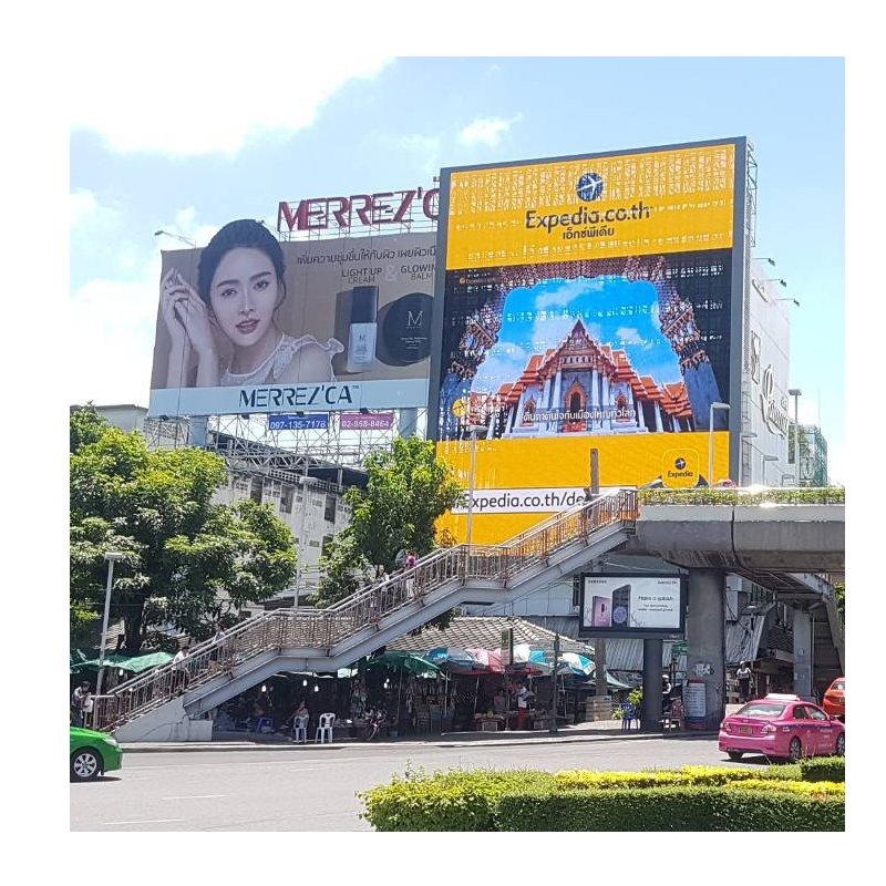 Waterproof Curtain Mesh Transparent Advertising Billboard Pantalla LED Video Wall Display Screen Digital Board Sign Banner