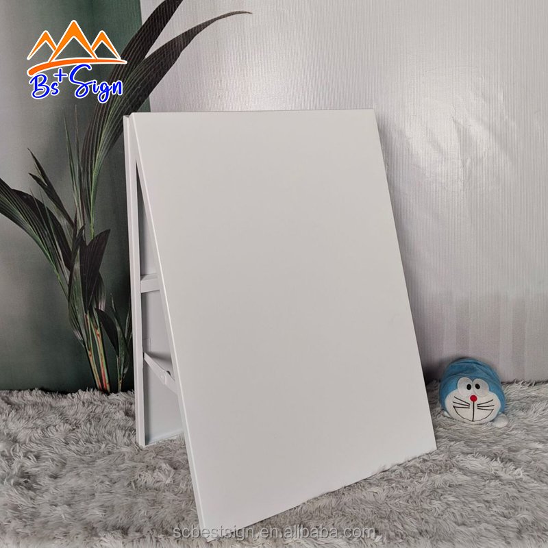 BS+ Custom Advertising Boards A Frame Sign Outdoor Sign Board Metal Business Signage Board Stand