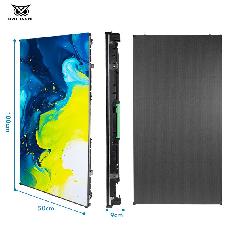 Waterproof 500x1000mm P4.8 P4.81 Outdoor Rental LED Display Screen Board For Stage Contest Street Advertising