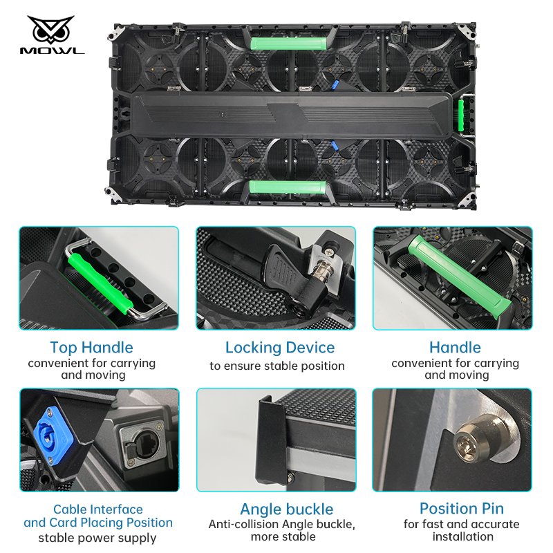 Waterproof 500x1000mm P4.8 P4.81 Outdoor Rental LED Display Screen Board For Stage Contest Street Advertising