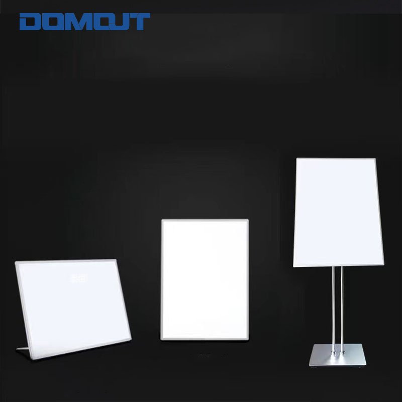 LED A4 Menu Board Light Box Restaurant Cinema Marketing Custom Shape Hanging Display Frame Outdoor Advertising