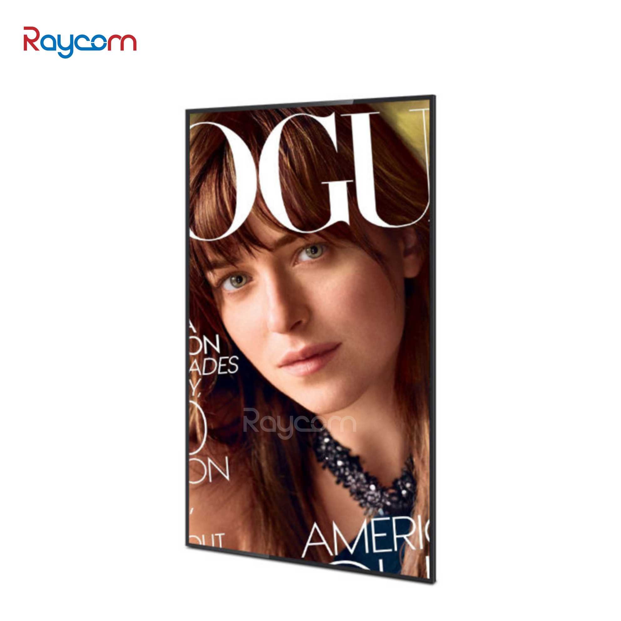 Raycom P10 Indoor Advertising Display 32/43/55/65 Inch QLED LCD LED Design Screens with SDK Function Digital Signage Displays