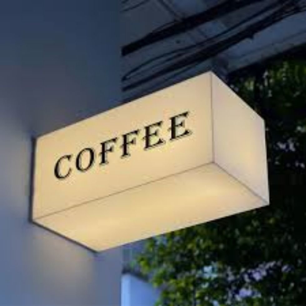 Outdoor style Acrylic Light Box Sign Display Led Lightbox Wall Metal Frame Signage Signboard 3D letter Advertising Sign Board
