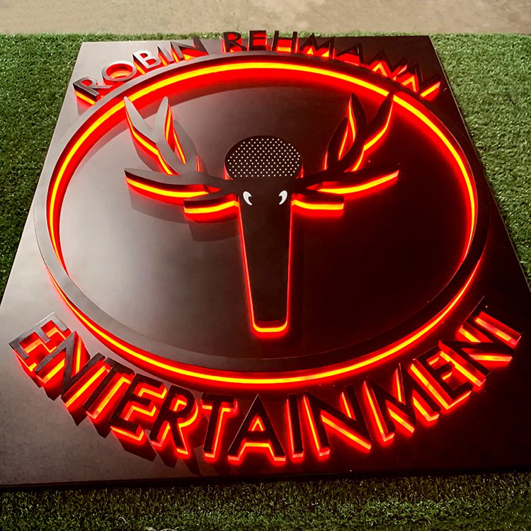 custom LED sign stainless steel backlit led letter sign business 3d logo led sign Signage Letters For Shops
