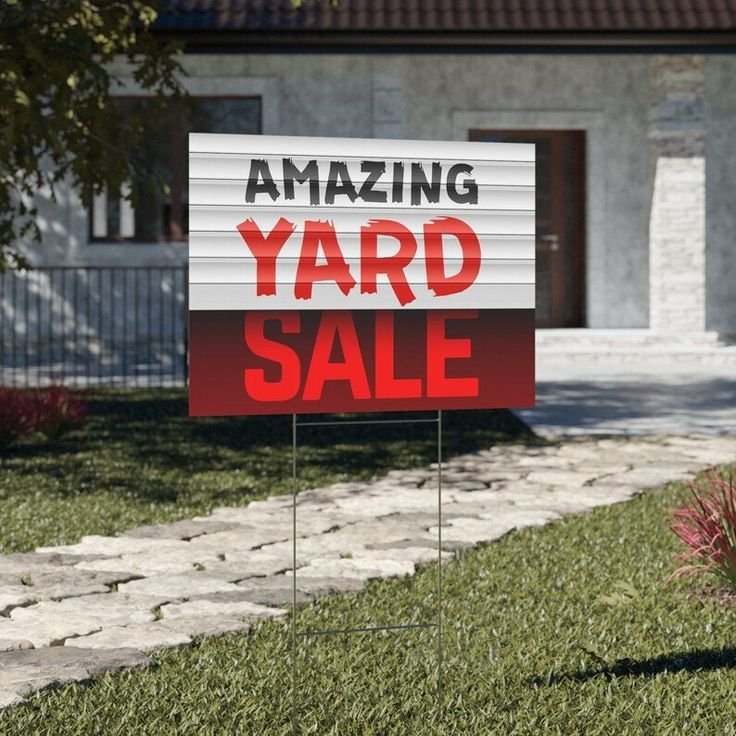 Custom Logo Outdoor Printed Advertising PVC Foam Sheet Yard Sign Board Corrugated Sign