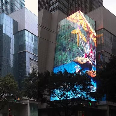 P8 Advertising Soft Flexible LED screen Customization Wall Video Led Screens Soft Vertical Curve Led Panel Display